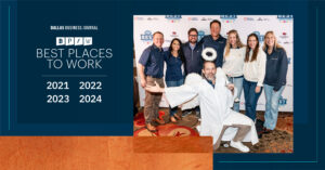 Two Roads is a Best Place to Work 2024 by Dallas Business Journal